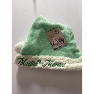 Martha On The Mantel 2025 Limited Edition Martha Stewart Santa Hat NEW